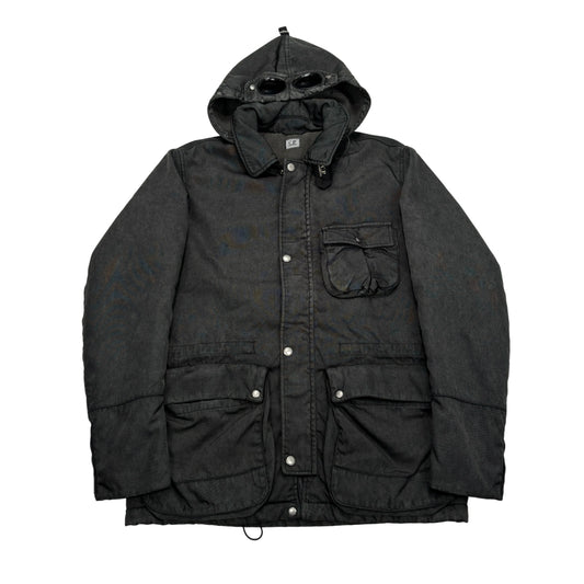 Cp Company Grey Double Goggle Frosted Jacket