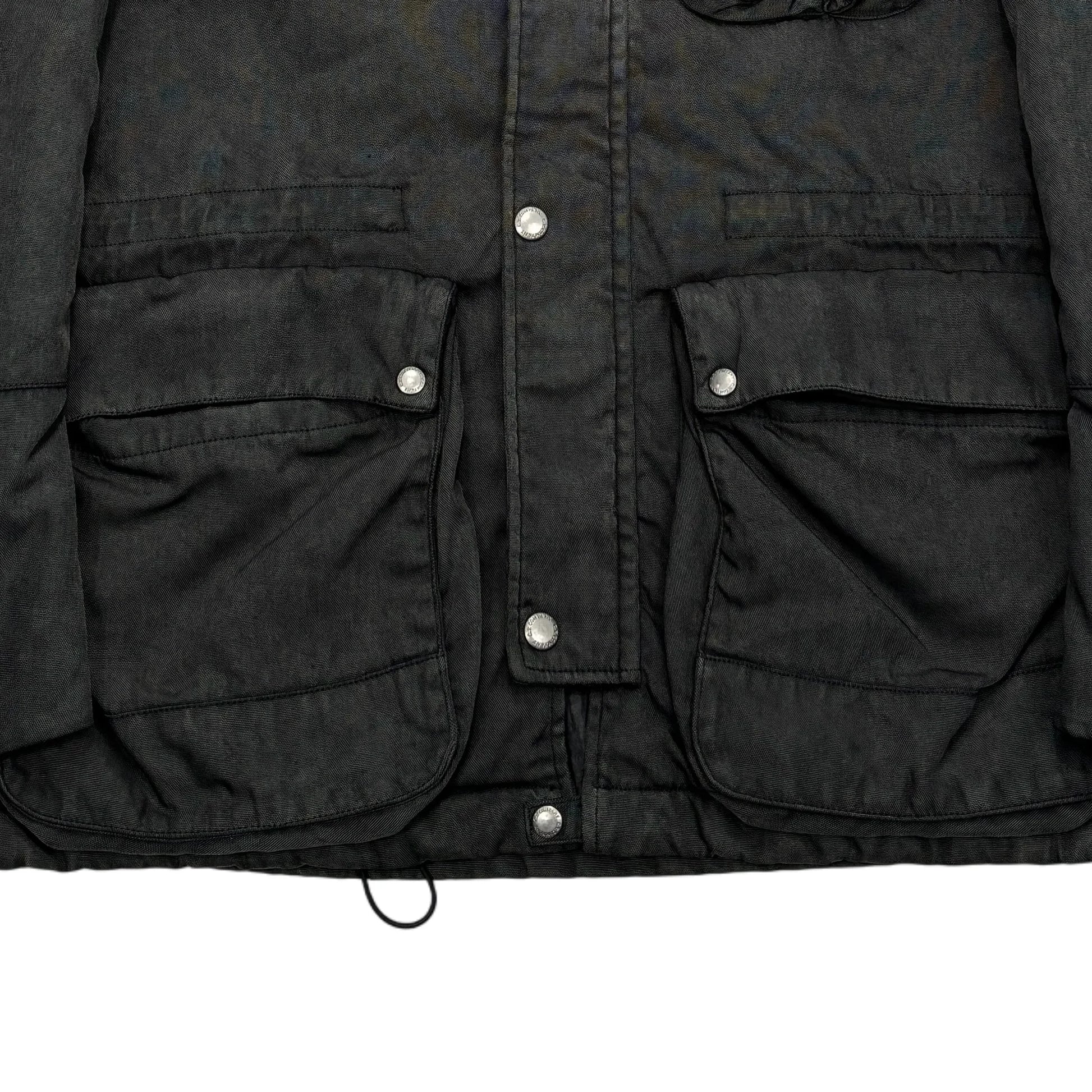 Cp Company Grey Double Goggle Frosted Jacket