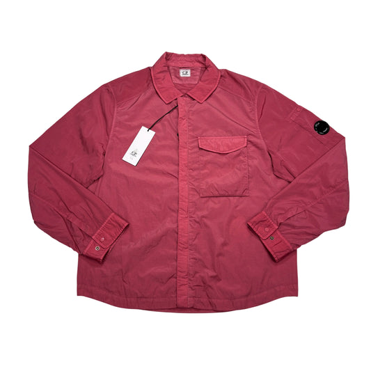 C.p. Company Pink Single Goggle Chrome-R Overshirt Jacket