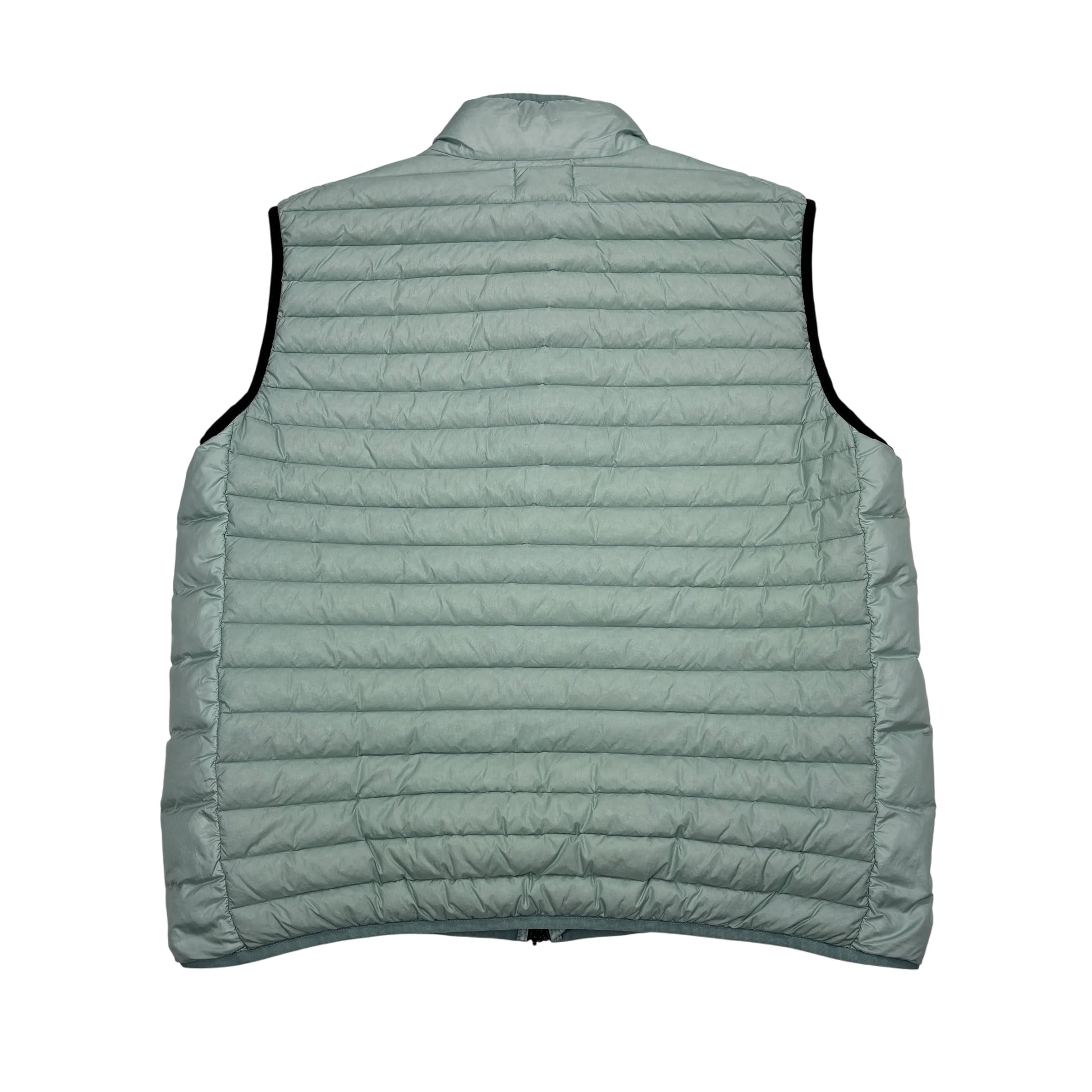 Stone Island Ice Blue Compass Patch Puffer Gilet