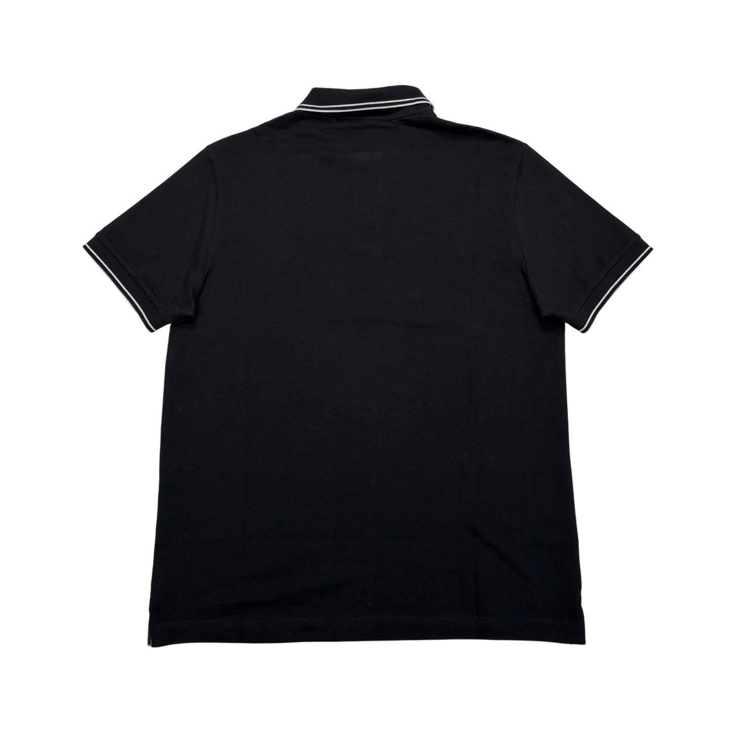 Stone Island Black Patch Logo Polo Shirt