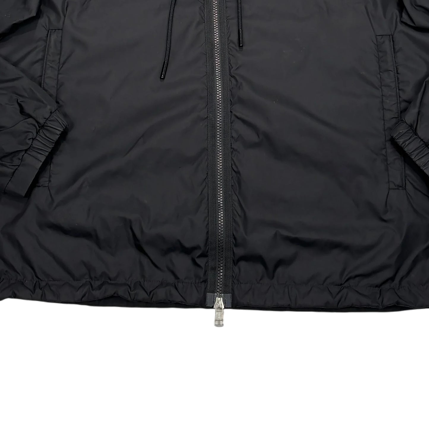 Moncler Black Patch Logo Windbreaker Jacket