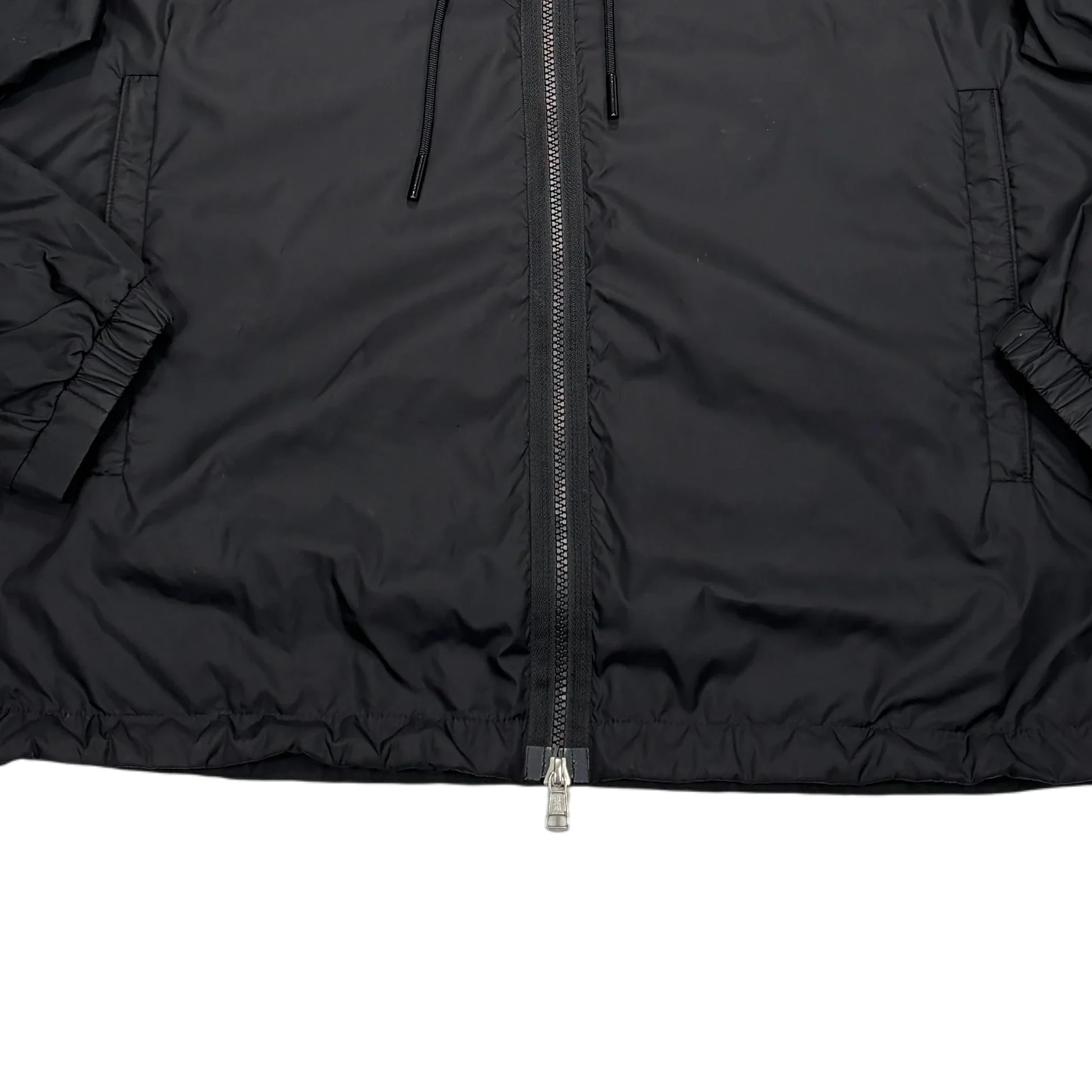Moncler Black Patch Logo Windbreaker Jacket