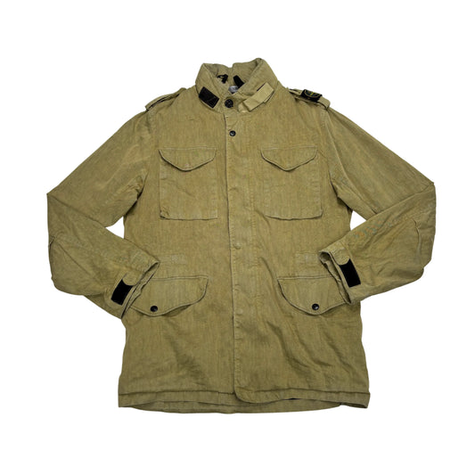 Stone Island Beige Shoulder Compass Patch Jacket