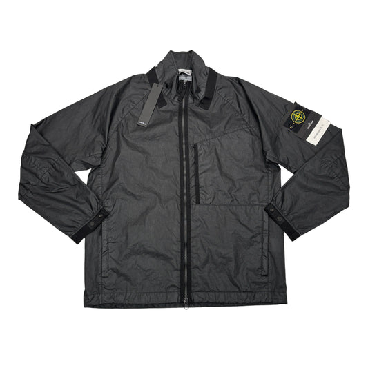 Stone Island Black Membrana 3L-TC Compass Patch Jacket
