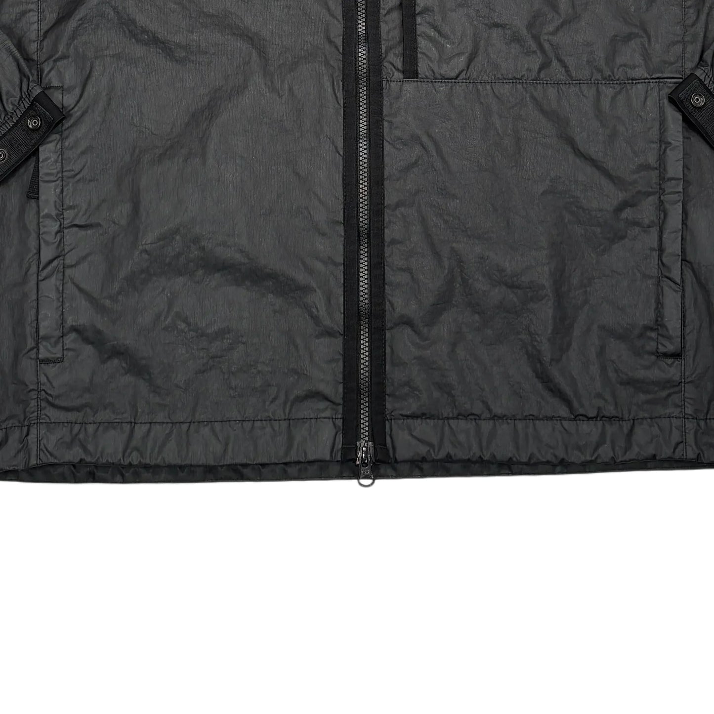 Stone Island Black Membrana 3L-TC Compass Patch Jacket