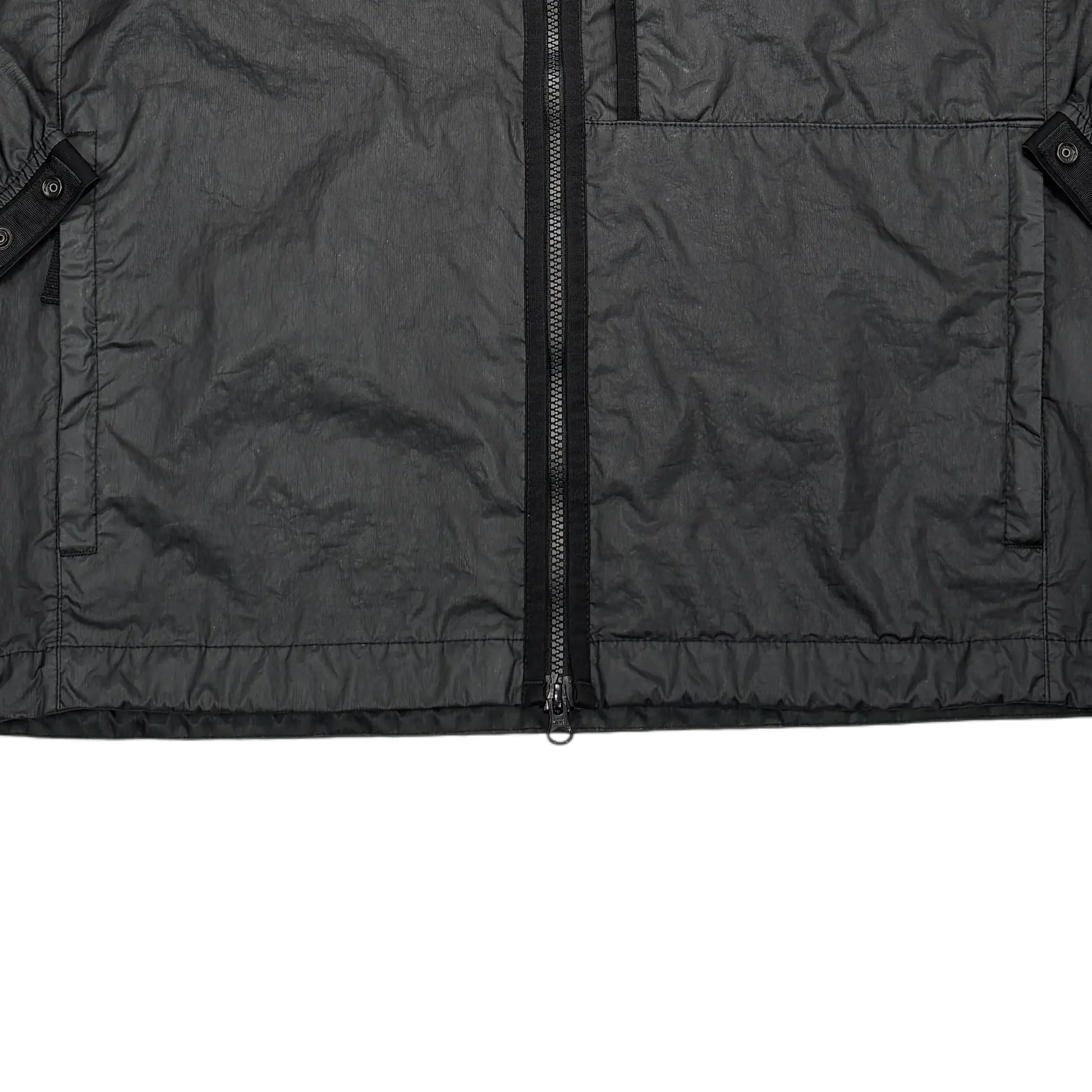 Stone Island Black Membrana 3L-TC Compass Patch Jacket