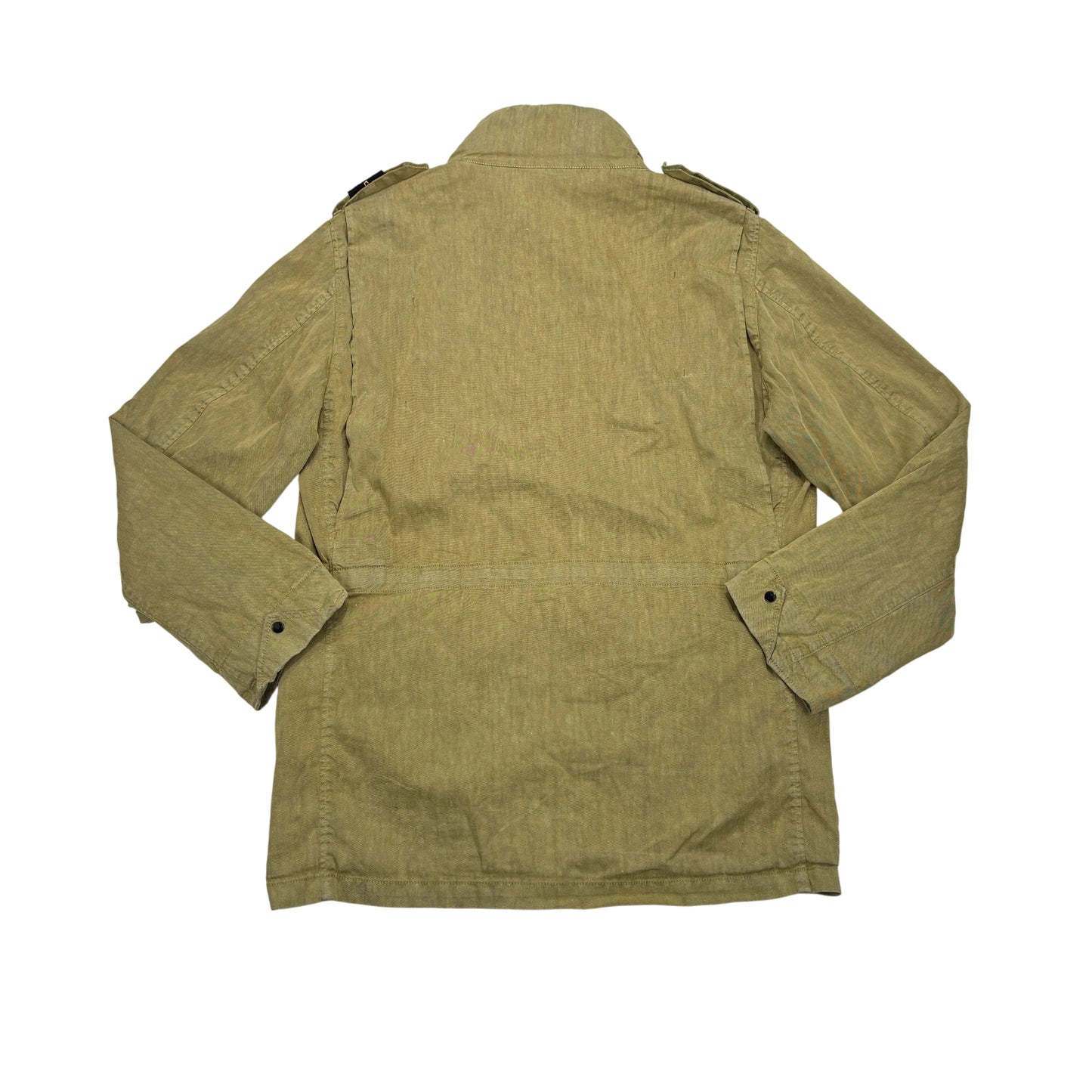 Stone Island Beige Shoulder Compass Patch Jacket