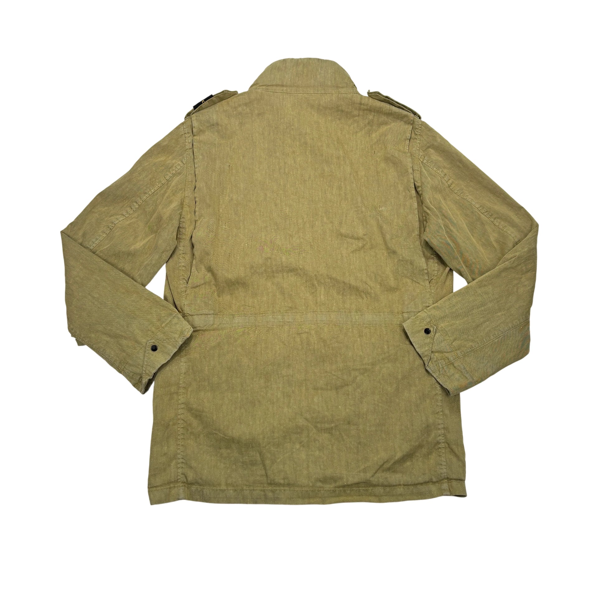 Stone Island Beige Shoulder Compass Patch Jacket