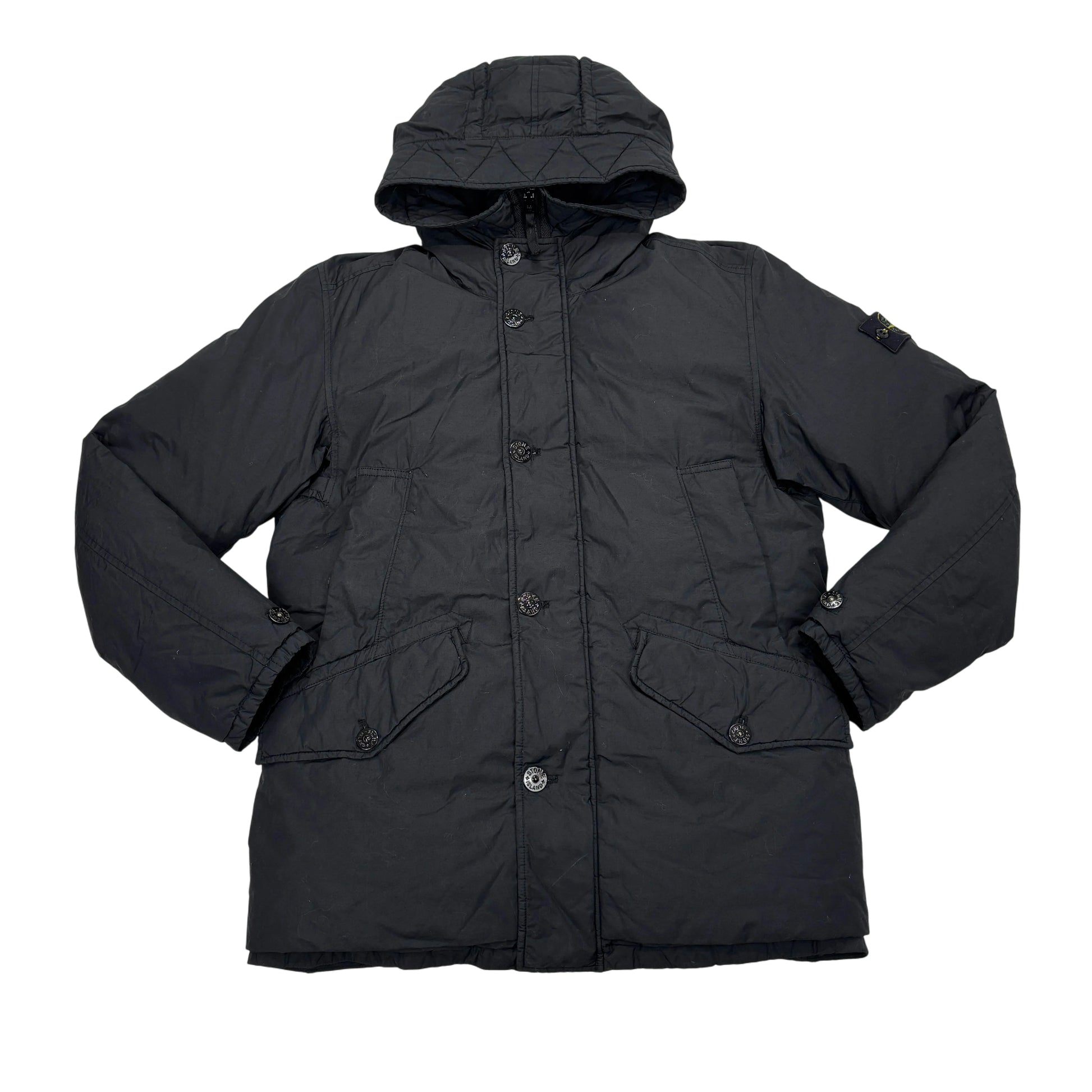 Stone Island Black Naslan Light Watro Down-TC Jacket