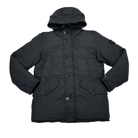 Stone Island Black Naslan Light Watro Down-TC Jacket