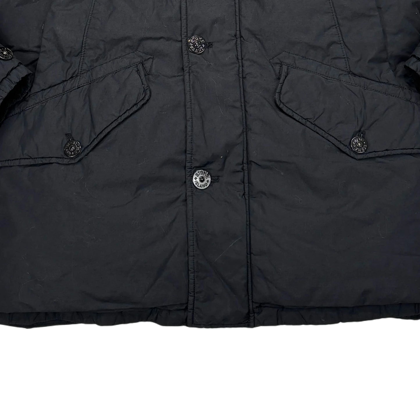 Stone Island Black Naslan Light Watro Down-TC Jacket
