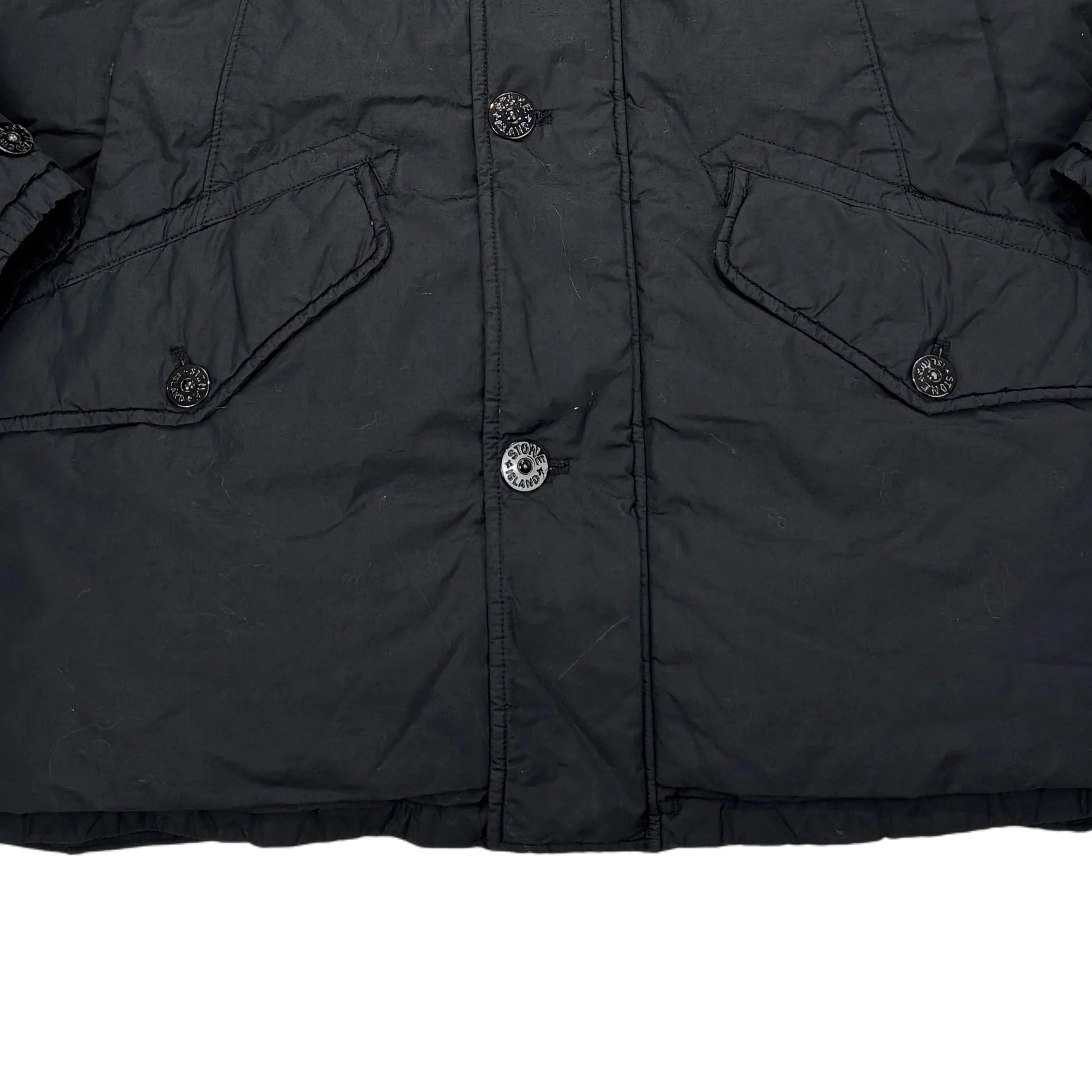 Stone Island Black Naslan Light Watro Down-TC Jacket