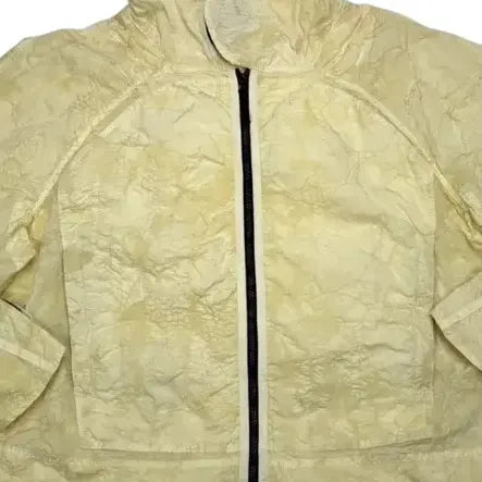 Stone Island Yellow Nylon Metal in Econyl Regenerated Nylon with Waffle Print Effect Jacket