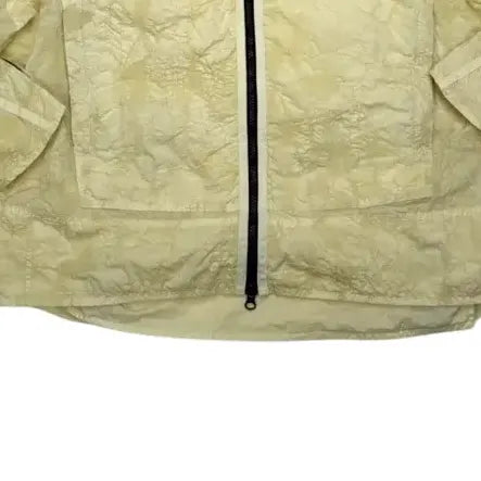 Stone Island Yellow Nylon Metal in Econyl Regenerated Nylon with Waffle Print Effect Jacket