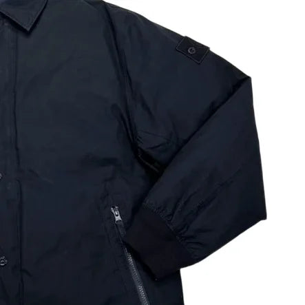 Stone Island Navy Blue O-Ventile Down Ghost Piece Jacket