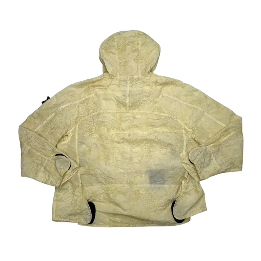 Stone Island Yellow Nylon Metal in Econyl Regenerated Nylon with Waffle Print Effect Jacket