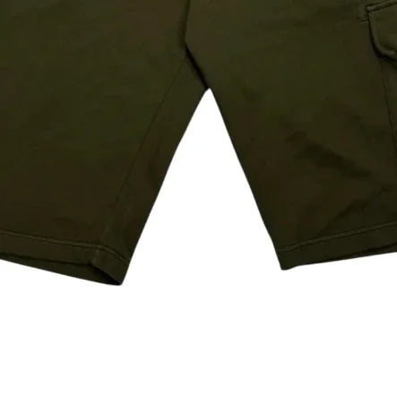CP Company Green Single Goggle Shorts