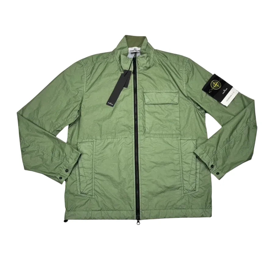 Stone Island Green Membrana 3L TC Compass Patch Jacket