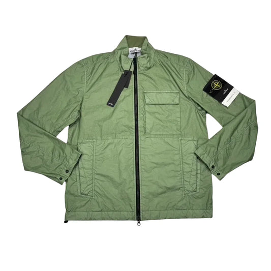 Stone Island Green Membrana 3L TC Compass Patch Jacket