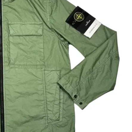 Stone Island Green Membrana 3L TC Compass Patch Jacket