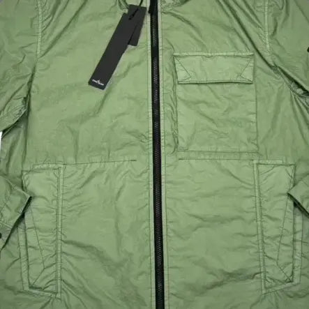 Stone Island Green Membrana 3L TC Compass Patch Jacket