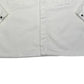 Stone Island White Corduroy Compass Patch Collared Overshirt Jacket