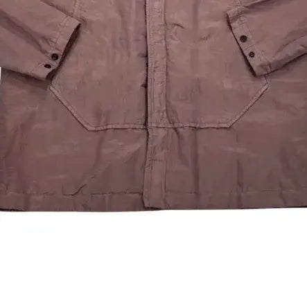 Stone Island Purple Compass Patch with Reflective Strips Overshirt Jacket