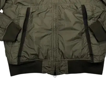 Stone Island Green Garment Dyed Crinkle Reps R-NY with Primaloft-TC Jacket