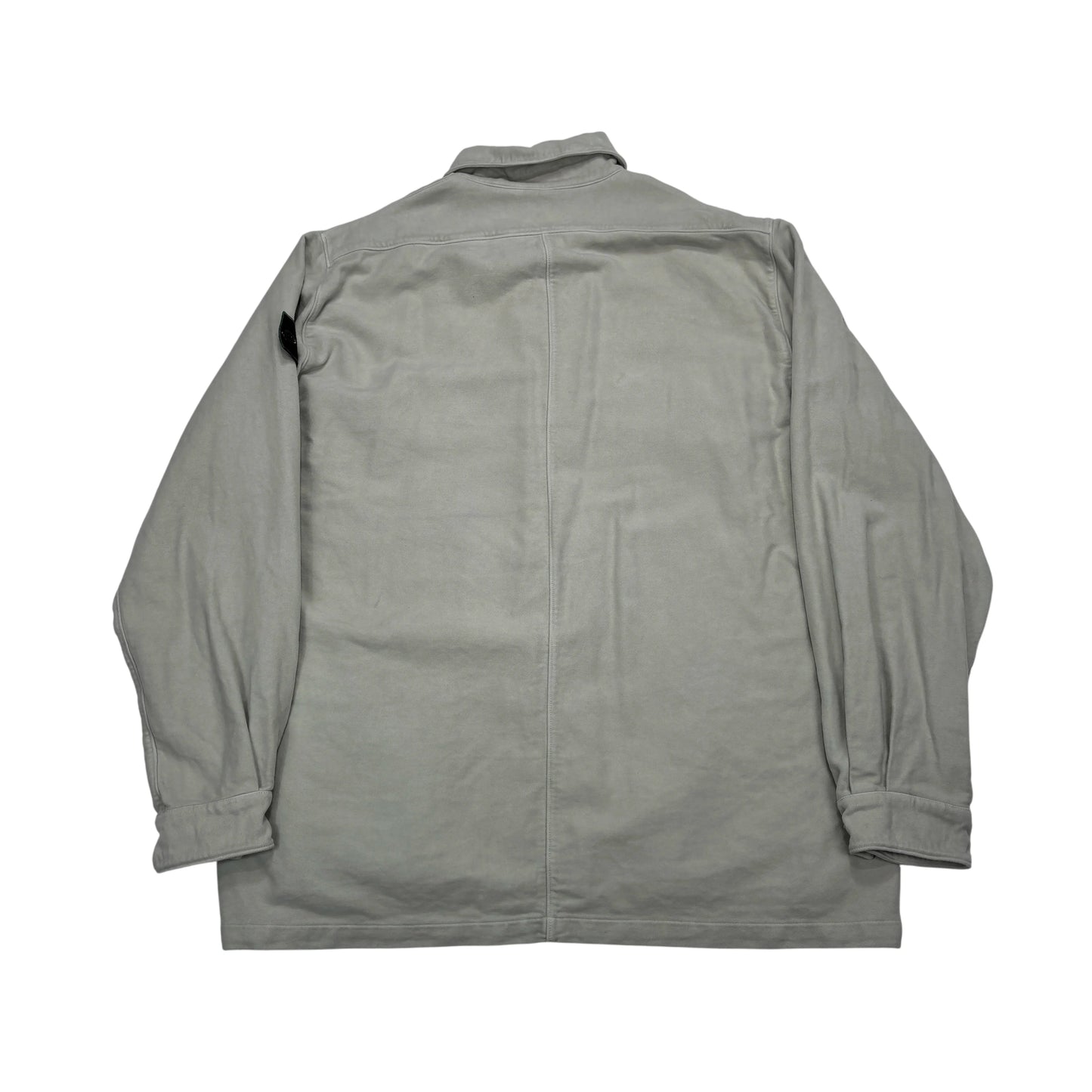 Stone Island Beige Compass Patch Overshirt Jacket