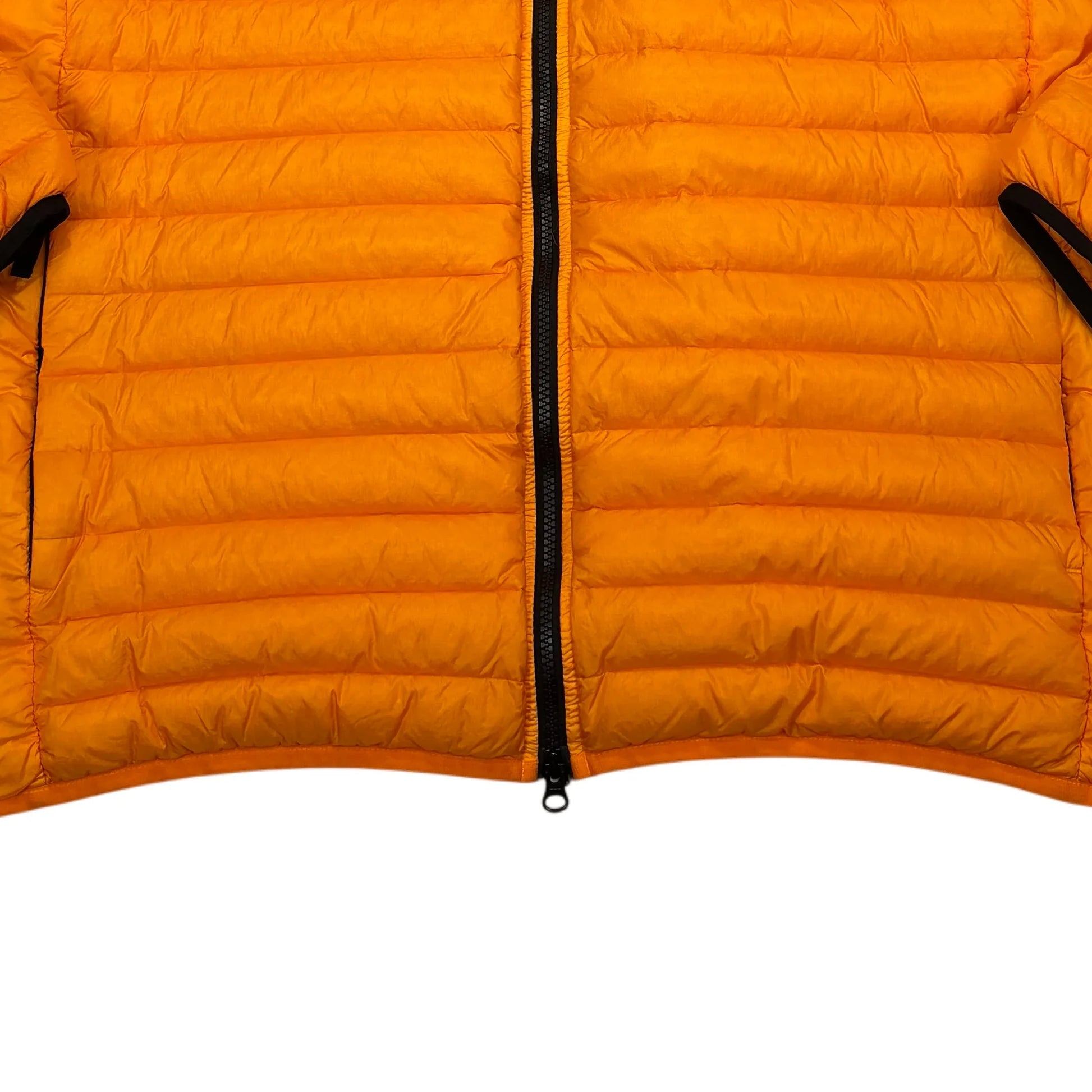 Stone Island Orange Loom Woven Chambers R-Nylon Down-TC Hooded Down Puffer Jacket