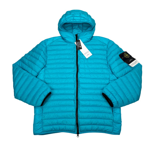 Stone Island Baby Blue Loom Woven Chambers R-Nylon Down-TC Puffer Jacket