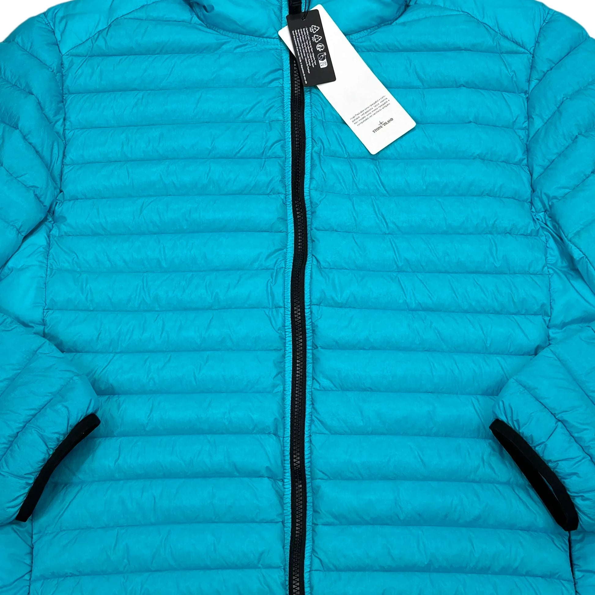 Stone Island Baby Blue Loom Woven Chambers R-Nylon Down-TC Puffer Jacket