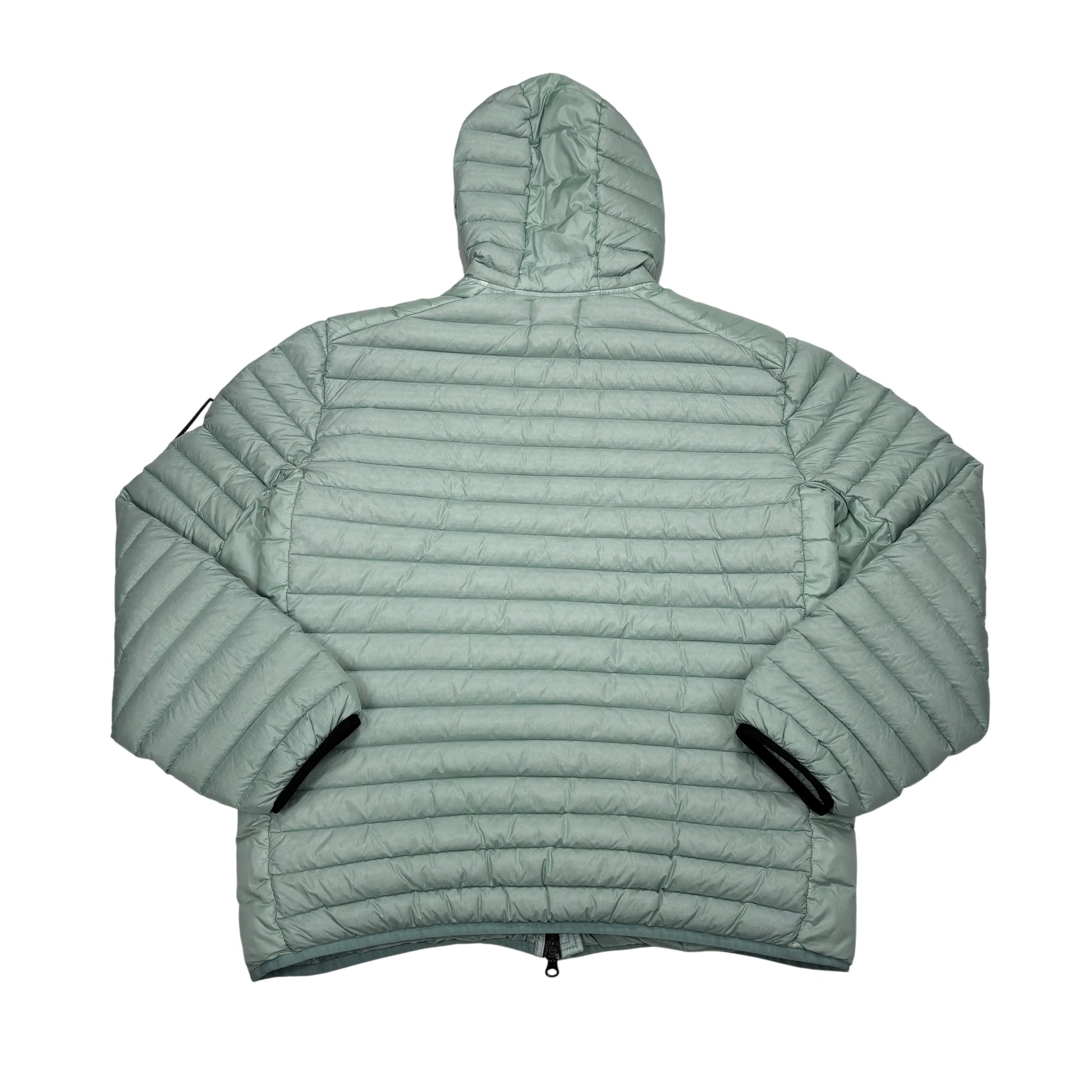Stone Island Light Blue Loom Woven Chambers R-Nylon Down-TC Puffer Jacket
