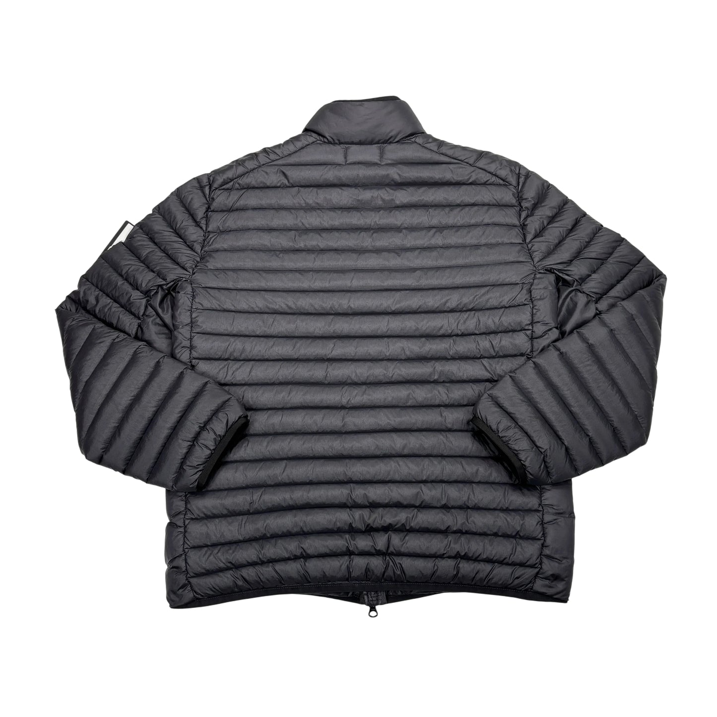 Stone Island Black Loom Woven Chambers R-Nylon Down-TC Hoodless Jacket