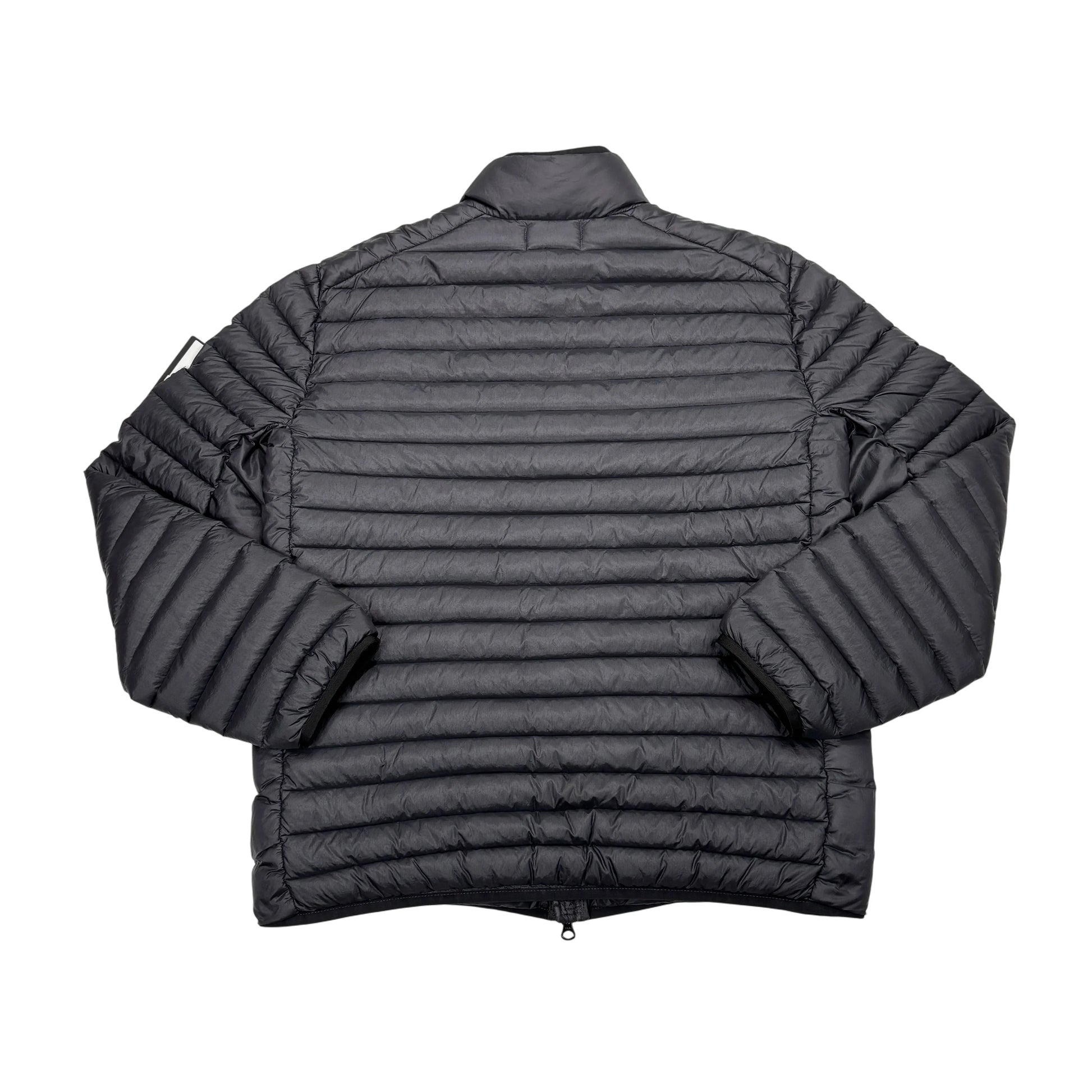Stone Island Black Loom Woven Chambers R-Nylon Down-TC Hoodless Jacket