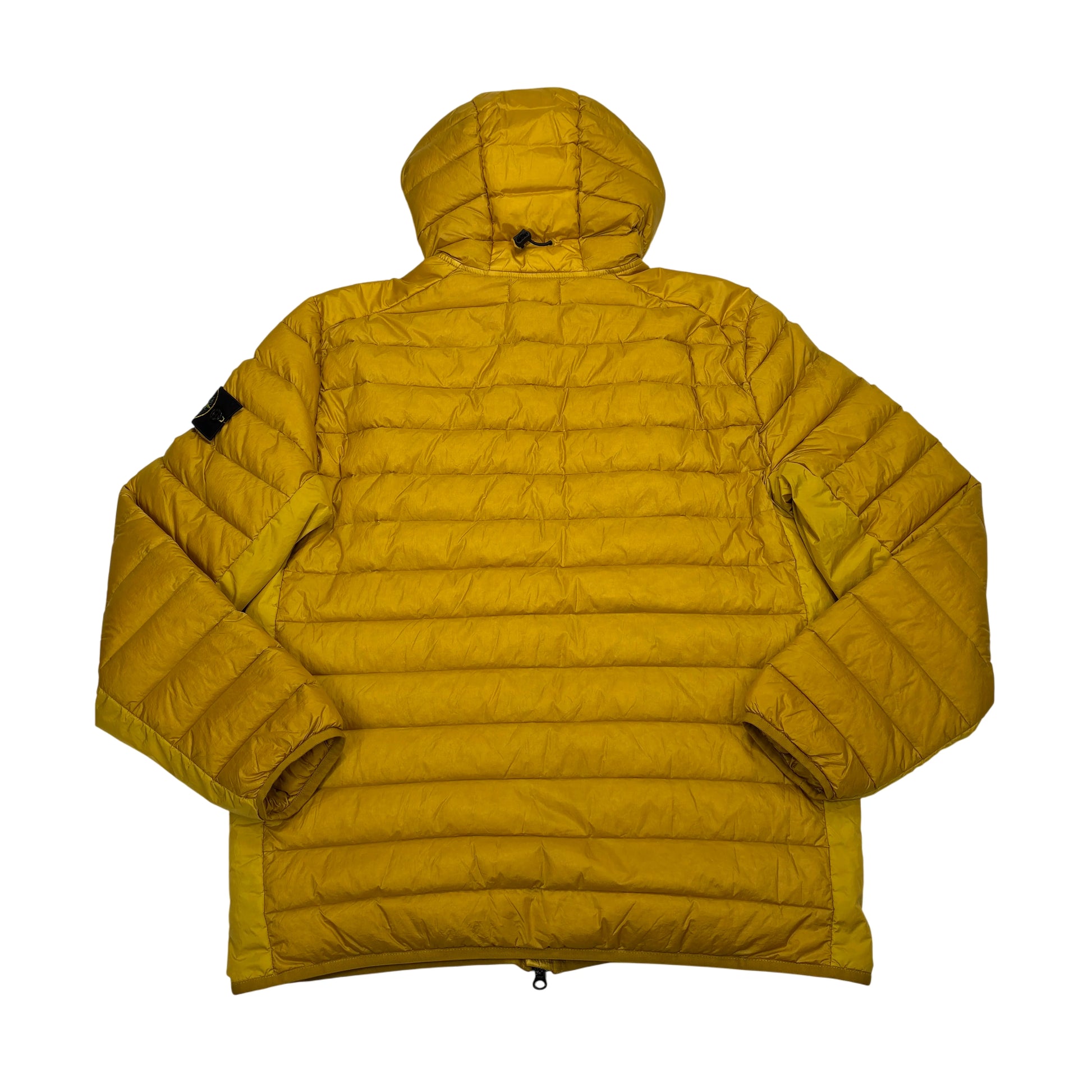Stone Island Yellow Loom Woven Chambers R-Nylon Down-TC Puffer Jacket