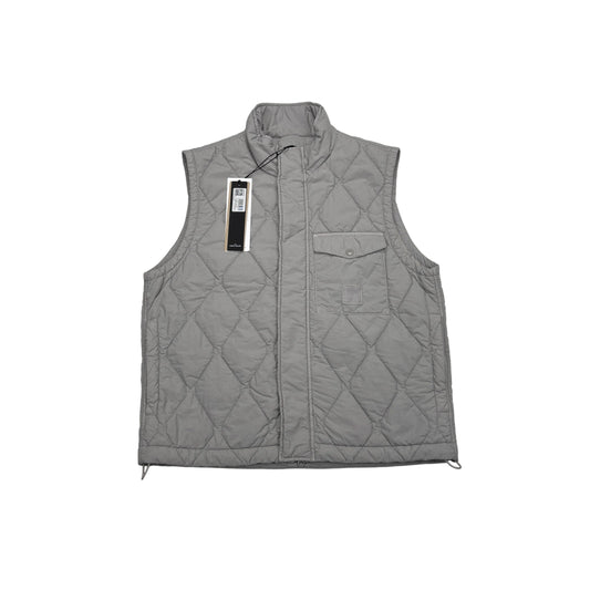 Stone Island Grey Patch Logo Padded Gilet