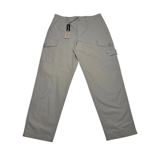 Stone Island Grey Ghost Piece Compass Patch Cargo Trousers