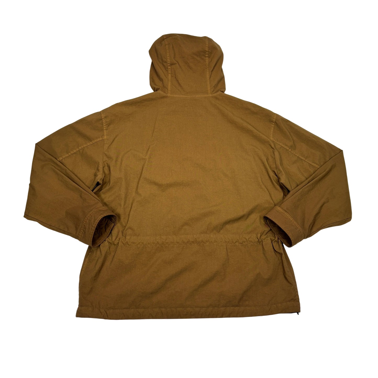 C.p. Company Brown Pocket Detail Single Goggle Technical Jacket