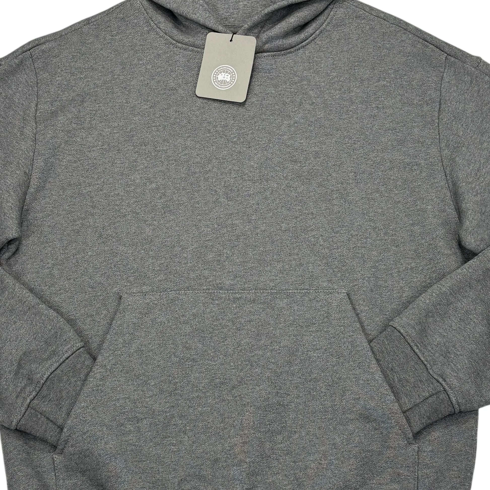 Canada Goose Grey Black Ghost Patch Hoodie