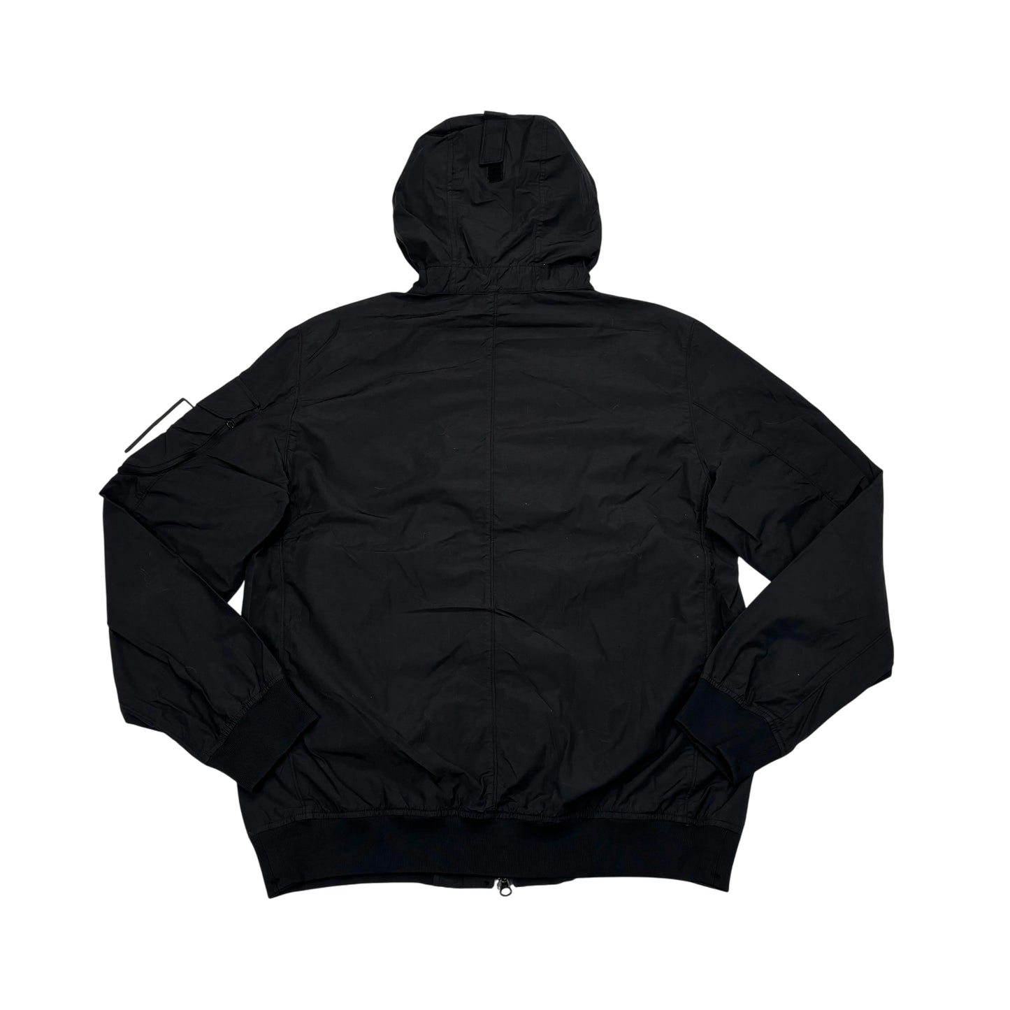 Stone Island Black Naslan Light Watro Hooded Jacket