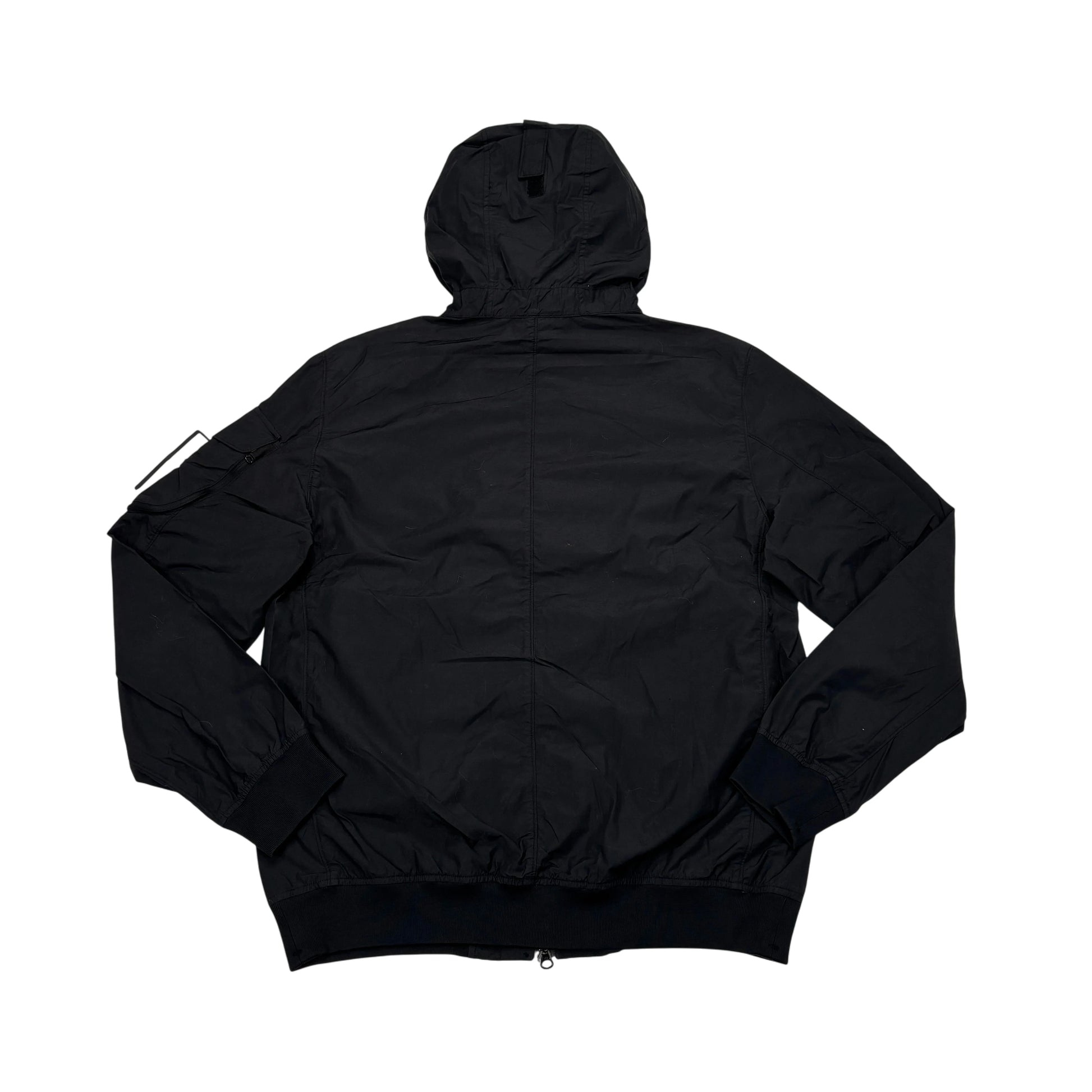 Stone Island Black Naslan Light Watro Hooded Jacket