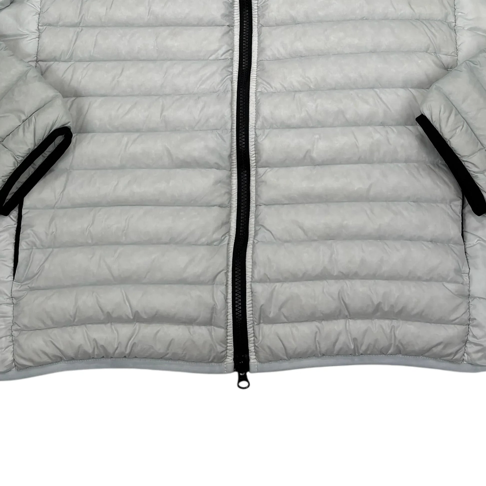 Stone Island Ice Blue Loom Woven Chambers R-Nylon Down-TC Puffer Jacket