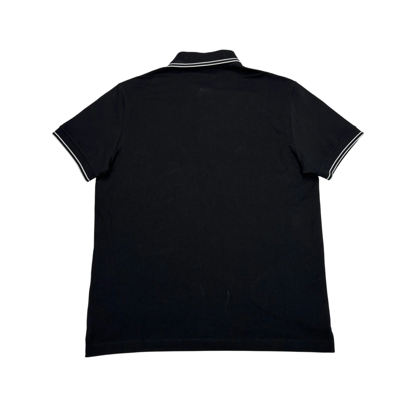 Stone Island Black Patch Logo Polo Shirt