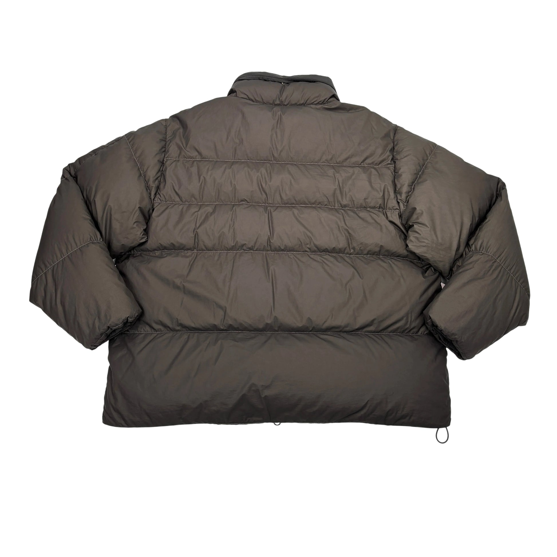 C.p. Company Green Single Goggle BI-TM with Hidden Hood Puffer Jacket