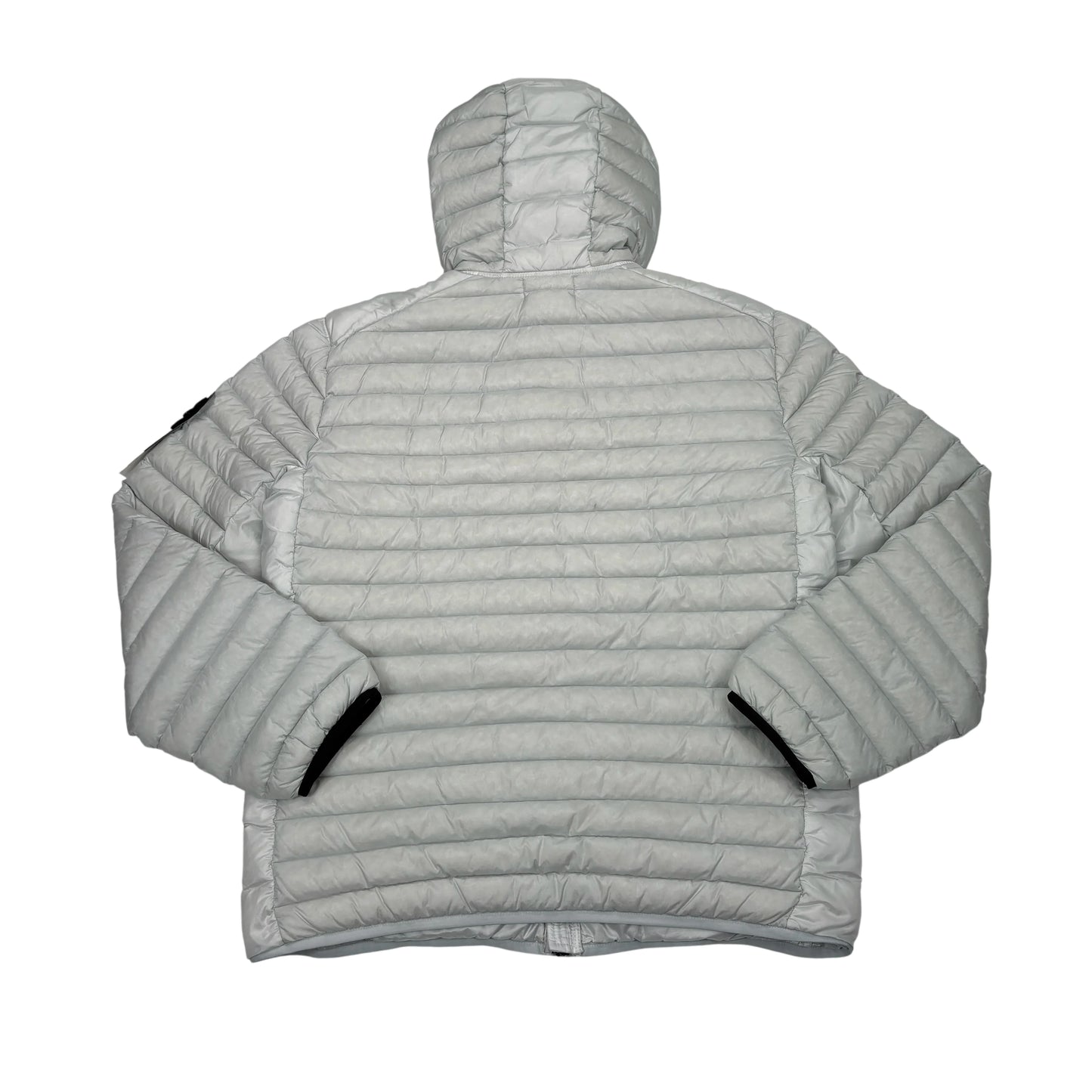 Stone Island Ice Blue Loom Woven Chambers R-Nylon Down-TC Puffer Jacket