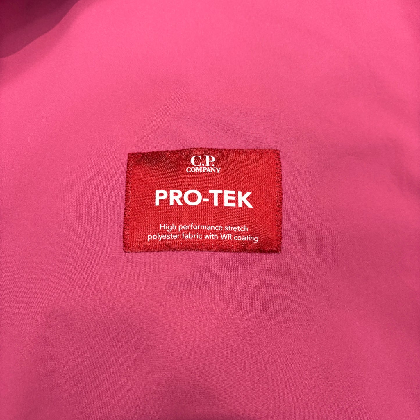 C.p. Company Pink Pro-Tek Single Goggle Hooded Jacket