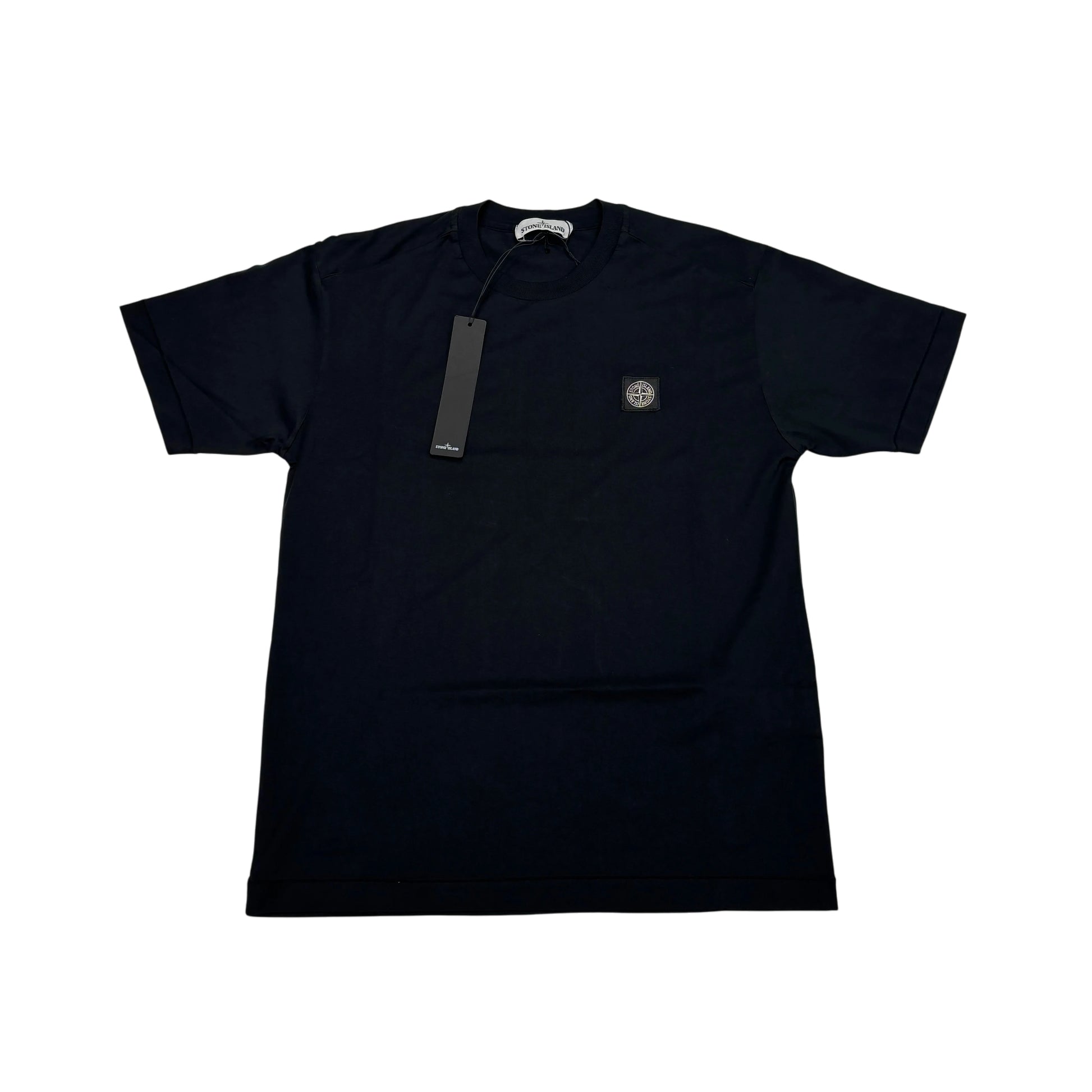 Stone Island Black Patch Logo T-shirt