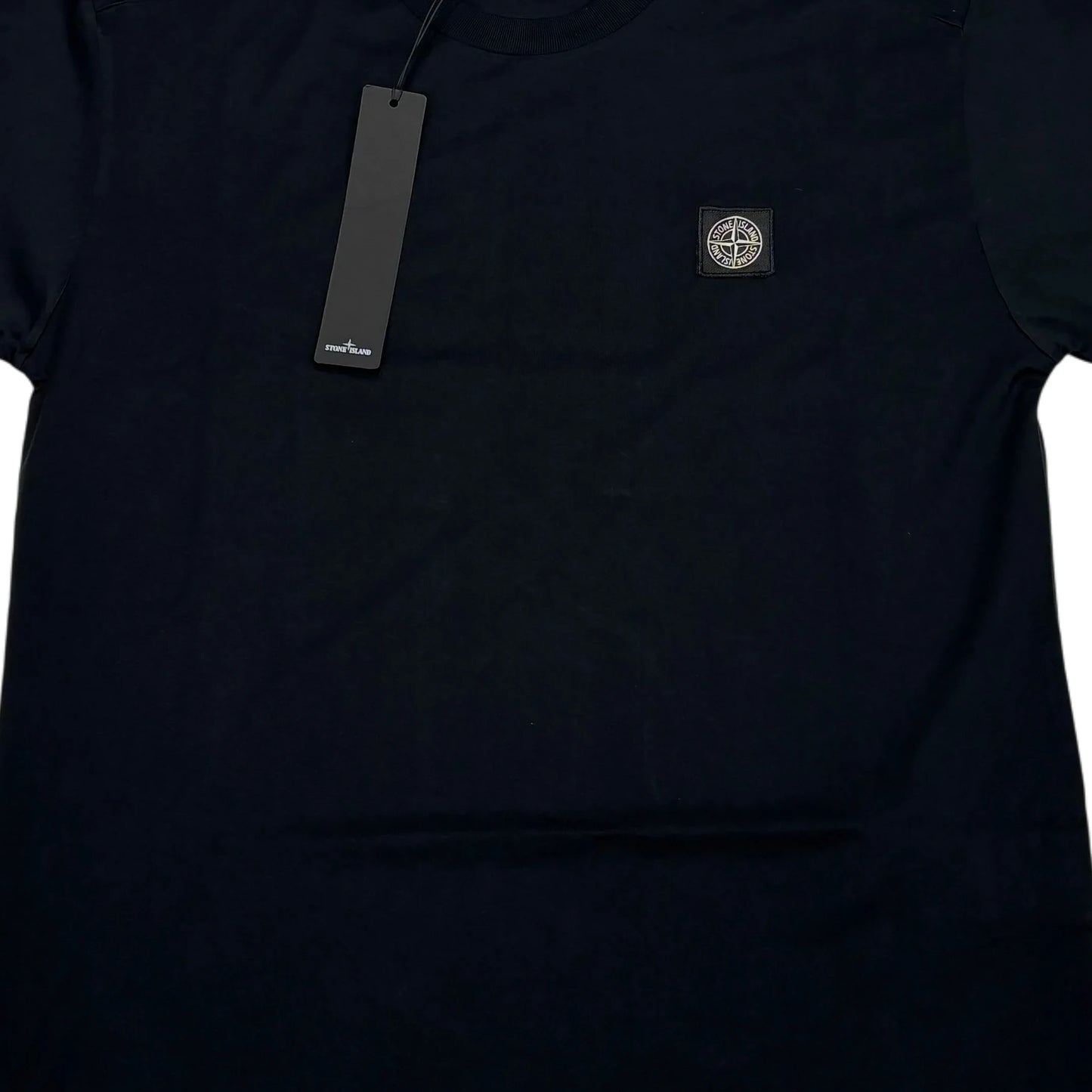 Stone Island Black Patch Logo T-shirt
